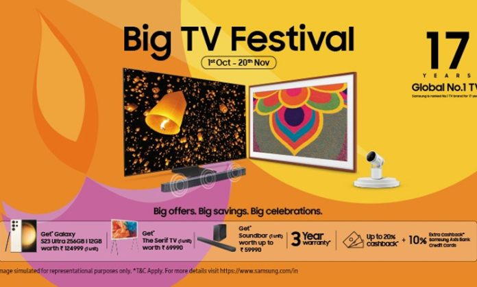 Samsung Festival Offers on TVs