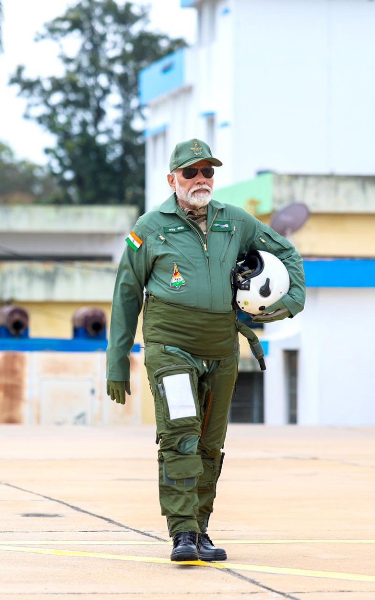 Prime Minister Modi flew in Tejas fighter jet