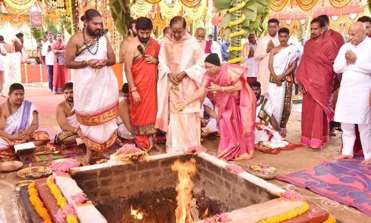 Rajashyamala Yagam ends with great success