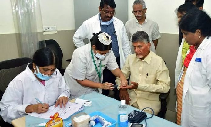 Medical Test to Chandrababu in AIG Hospital