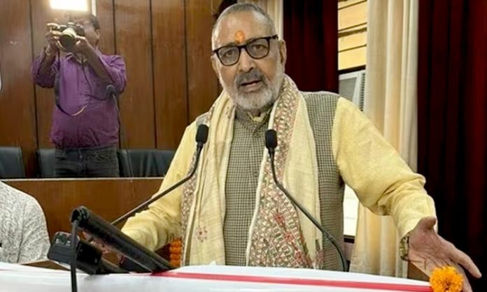 Minister Giriraj Singh calls for ban on Halal products