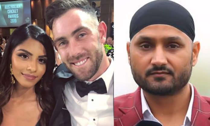 Harbhajan Singh Support to Maxwell wife Vini Raman Over Trolling