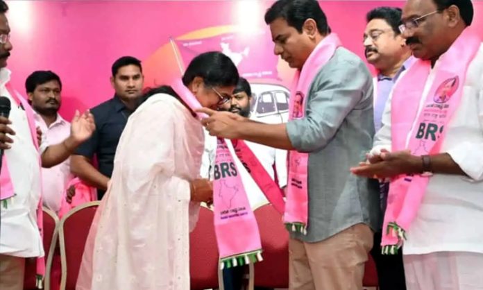 KTR Speech after Palvai Sravanthi join BRS