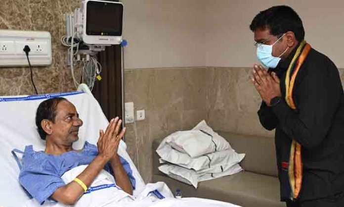 KCR will be discharged from hospital today