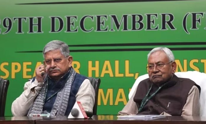 Nitish Kumar elected as JD(U) president