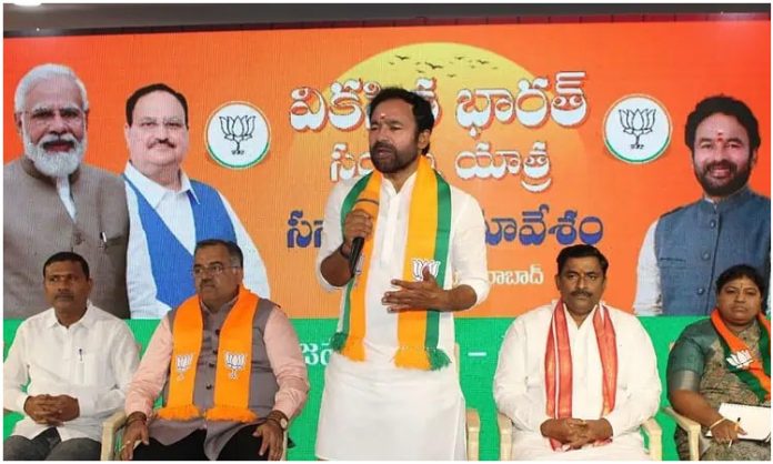 No alliance with 2024 Lok Sabha polls says kishan reddy