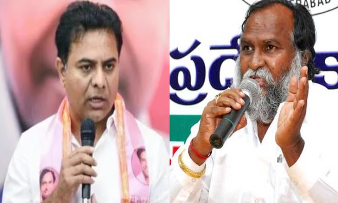 Ex MLA Jagga Reddy slams KTR