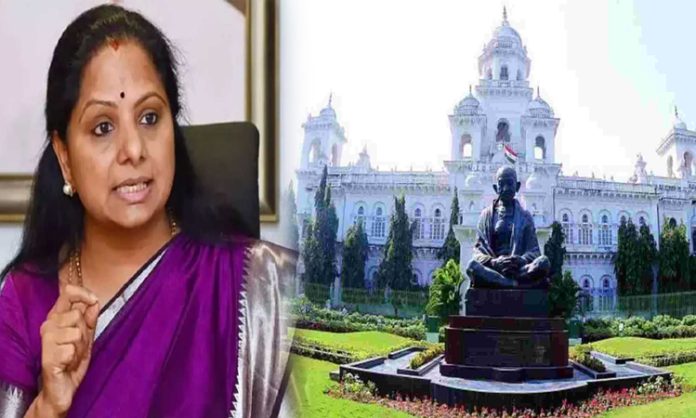 MLC Kavitha Meets Speaker Gaddam Prasad Kumar