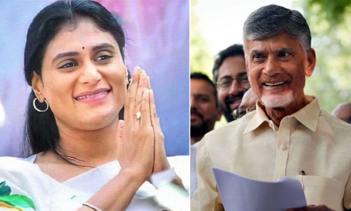 YS Sharmila Invites Chandrababu to her Son Marriage