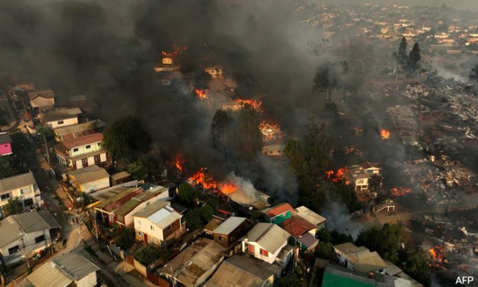 Chile Forest Fires: 46 people ends life