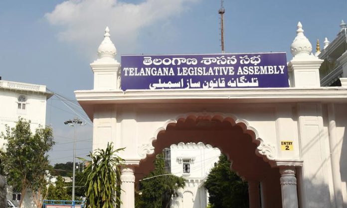 Vote on account budget in telangana assembly