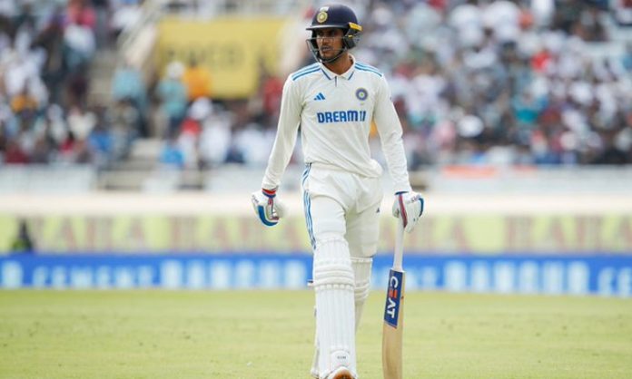 Shubman gill out in Ind vs Eng