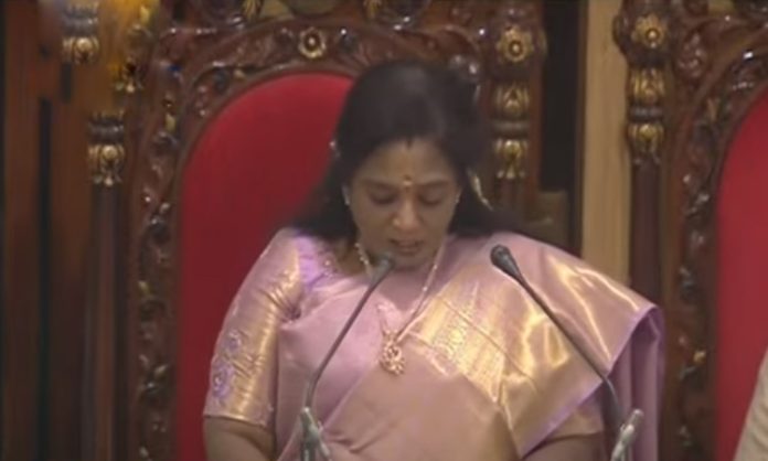 Governor tamili sai speech in Assembly