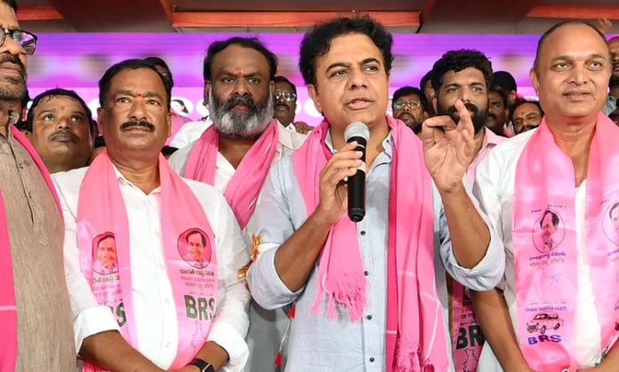 KTR participated in BRS workers wide meeting of Uppal Constituency