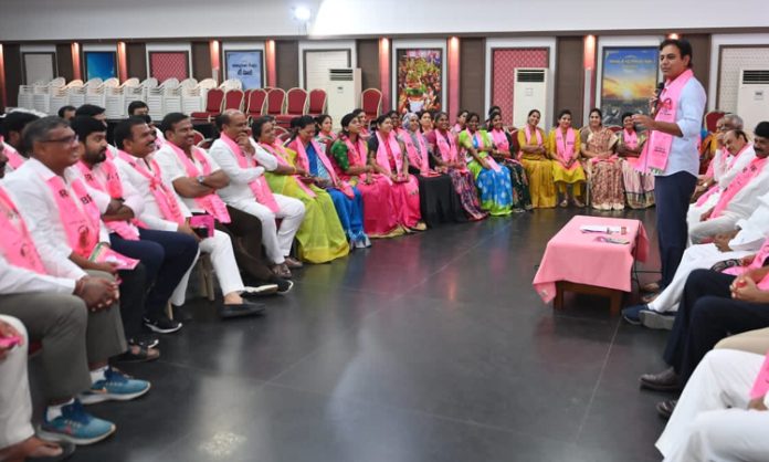 KTR Meeting with GHMC Corporaters inTelangana Bhavan