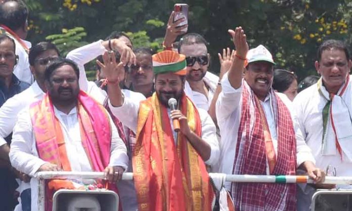 CM Revanth Reddy Road Show In Secunderabad