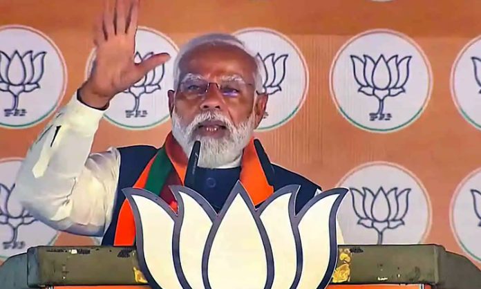 Congress Conspiracy for religious reservation: Modi