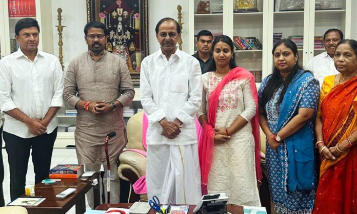 KCR announced cantonment candidate Name