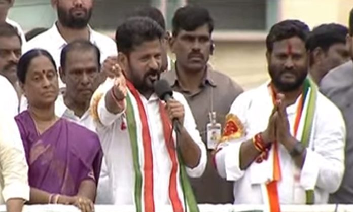 CM Revanth Reddy Road Show in Medak