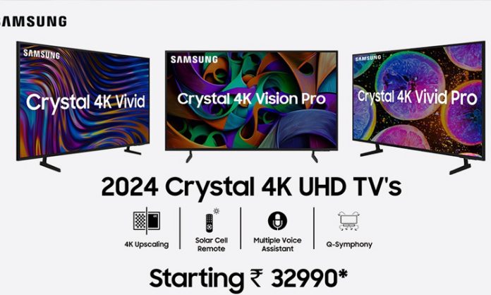 Samsung launched Crystal 4K Vivid Pro 2024 TV series