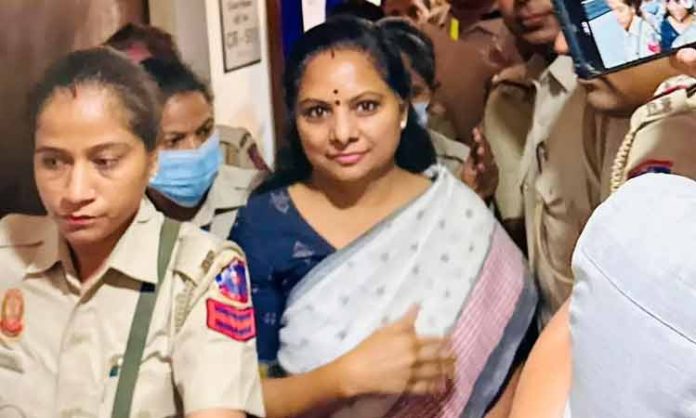 Hearing on Kavitha's bail petitions adjourned