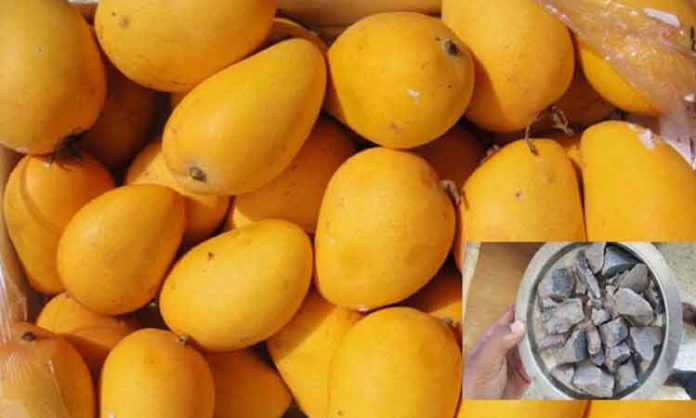 Carbide continues in ripening of mangoes