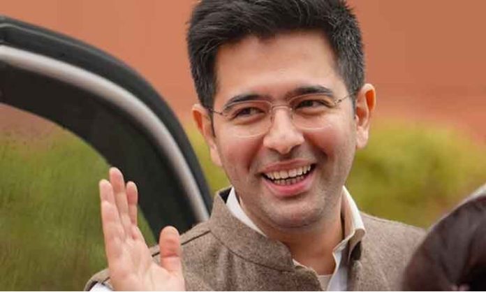 Raghav Chadha returns from UK after eye surgery