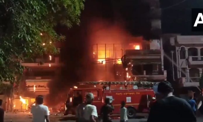 Fire broke out at New Born Baby Care Hospital in Delhi