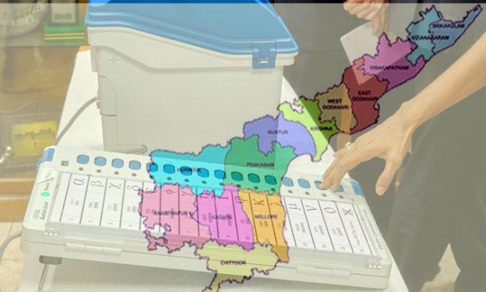 40.26 percent polling registered till in AP