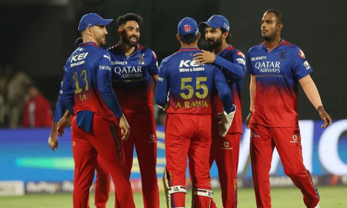 RCB defeat on RR in IPL 2024