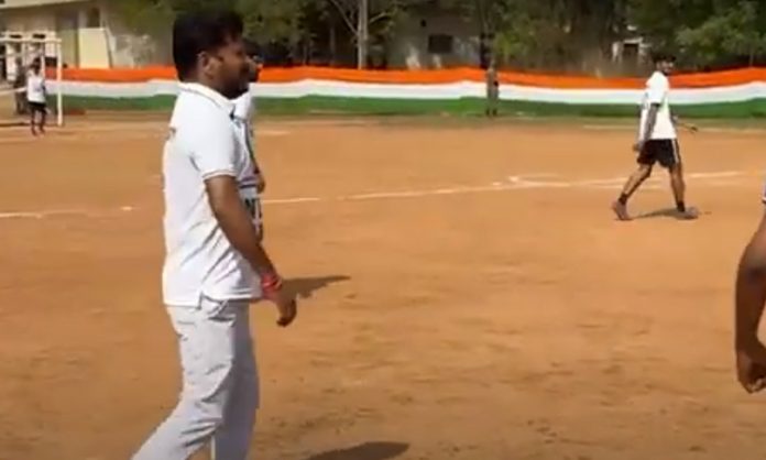 Revanth Reddy played football with HCU students