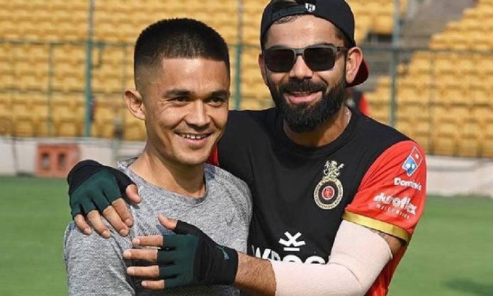 Sunil Chhetri retired from game said kohli