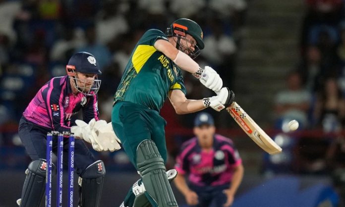 Australia won by 5 wickets against Scotland