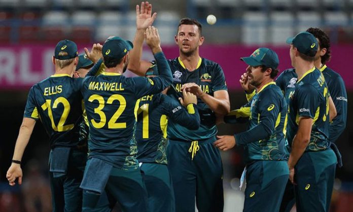 Australia won on Namibia in T 20 World cup