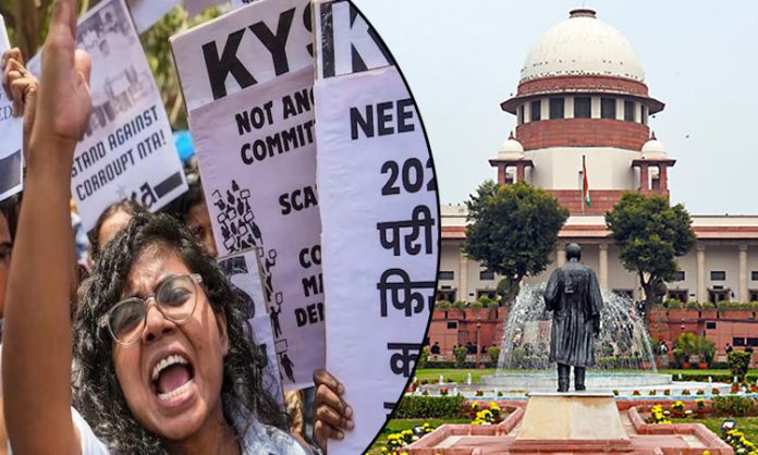 NEET 2024: Supreme Court notices to NTA on marks calculation