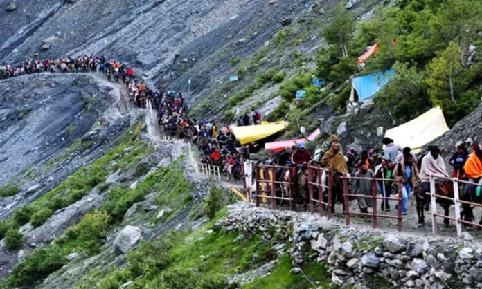 Another team from Jammu base camp to Amarnath Yatra