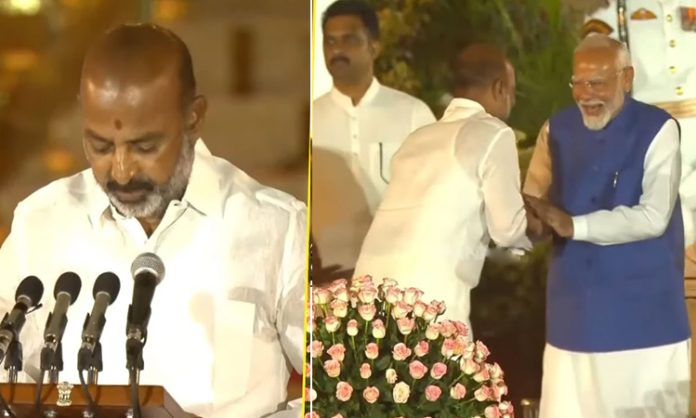 Bandi Sanjay Takes Oath as Central Minister