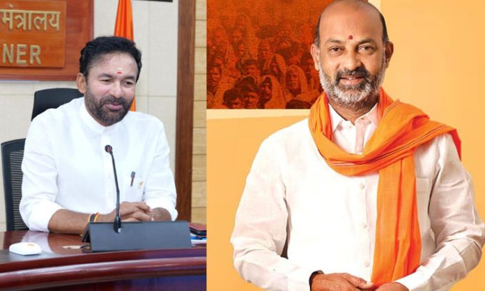 Kishan Reddy and Bandi Sanjay in central cabinet