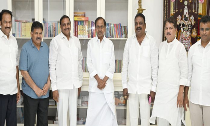 BRS MLAs Meet with KCR