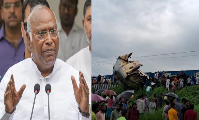 Kharge Slams Modi Govt over Bengal train accident