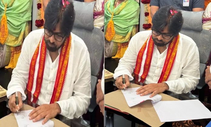 Pawan Kalyan took charge as AP Deputy CM