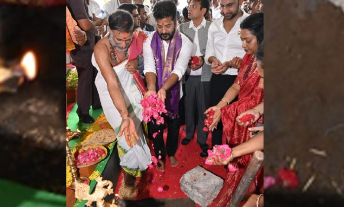 CM Revanth Reddy Laid Foundation Stone for ATCs