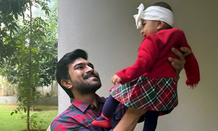 Ram Charan Shares his daughter Klin Kaara Photo