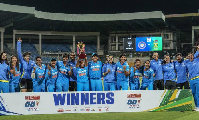 Clean sweep for Indian women