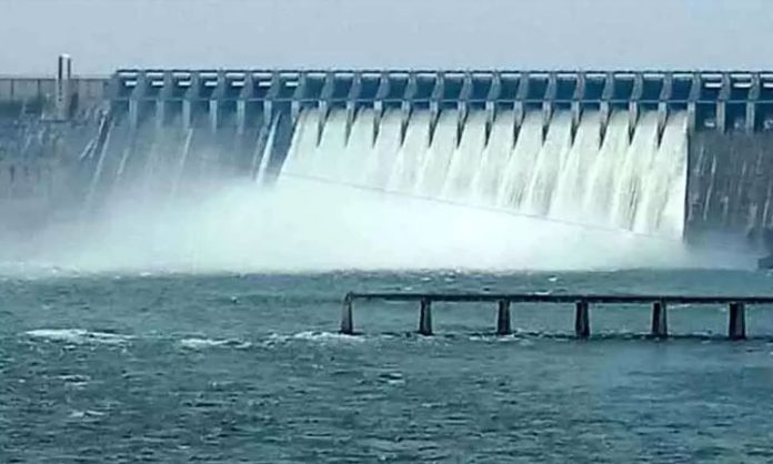 flood flow to Nagarjuna Sagar and jurala project