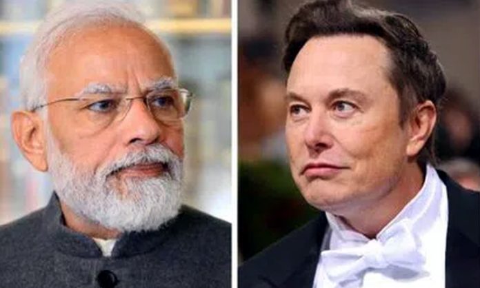 Elon Musk congratulates Modi