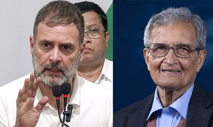 Rahul evolution as political leader: Amartya Sen