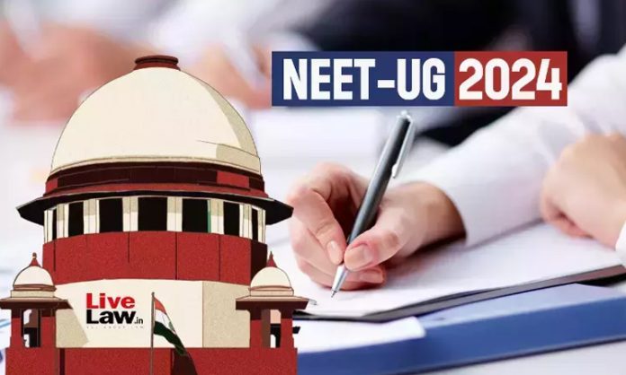 Supreme Court Says no need to cancel NEET Exam