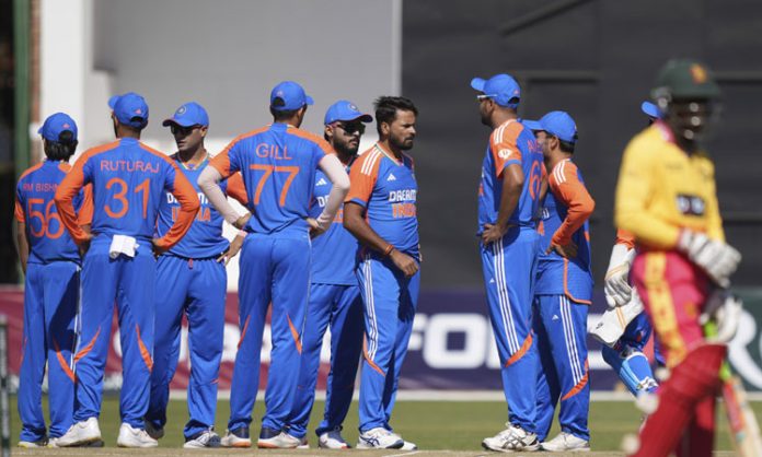 Team India won on Zimbabwe