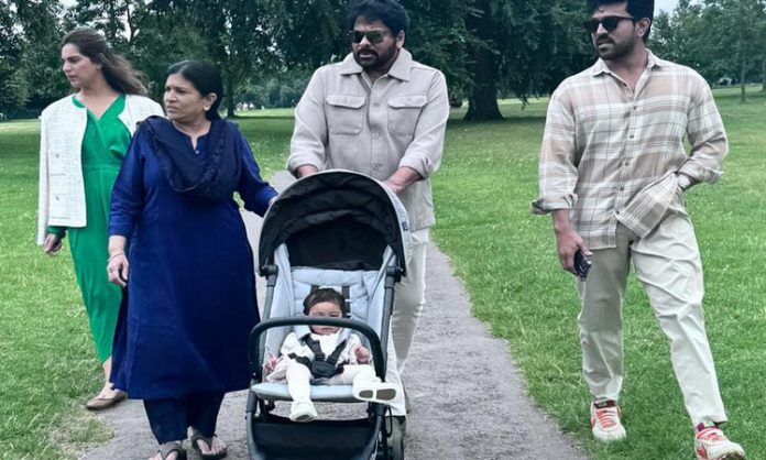 Chiranjeevi family tour in London